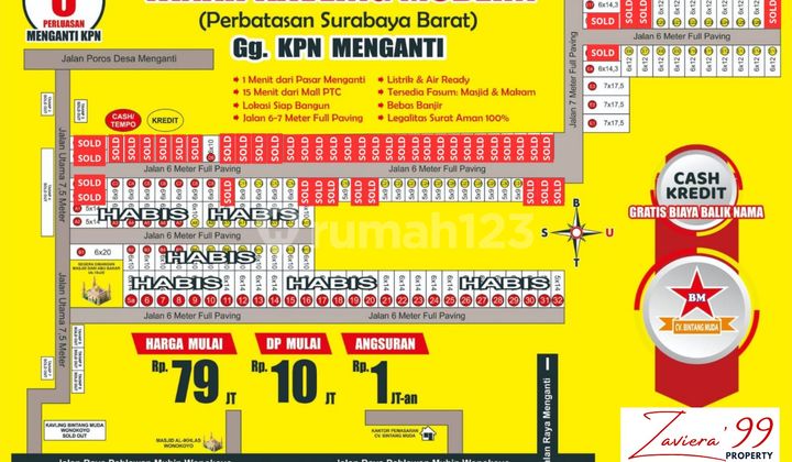 Affordable SHM Land Plots Starting from IDR 79 Million in Pasar Menganti Area Affordable SHM Land Plots Starting from IDR 79 Million in Pasar Menganti Area