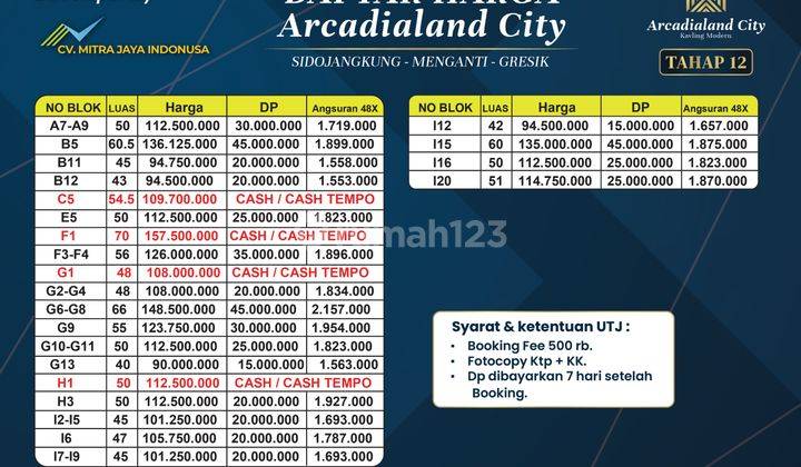 Tanah Kavling Murah Desa Menganti Gresik 2