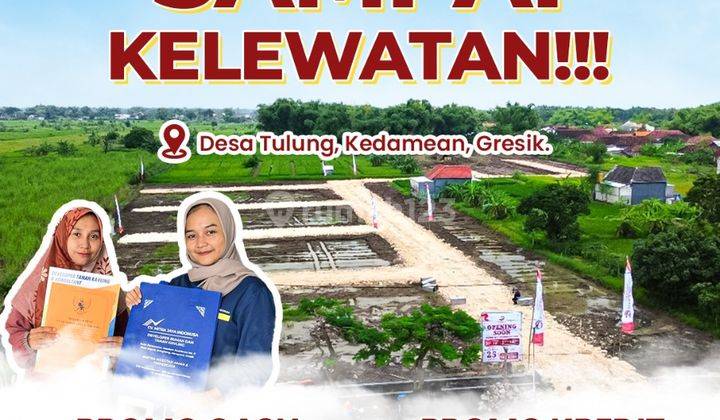 Tanah Kavling Murah, Legalias Jelas, Kedamean Gresik 1