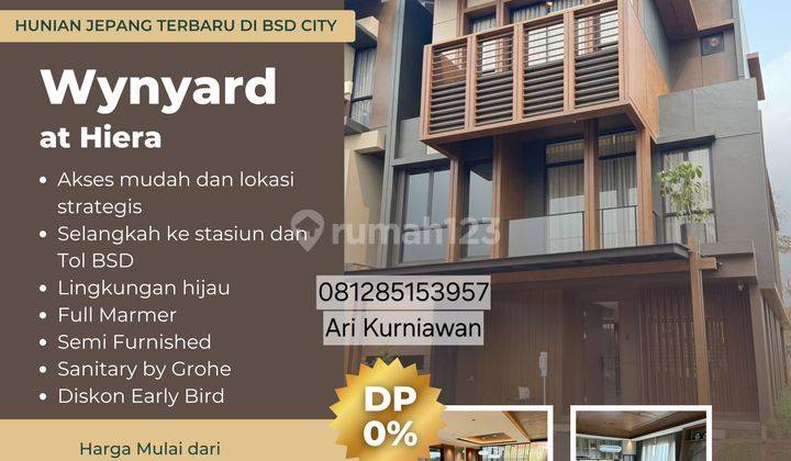 Wynyard Hiera Bsd City Tangerang Exclusive Mewah Strategis 3man 1