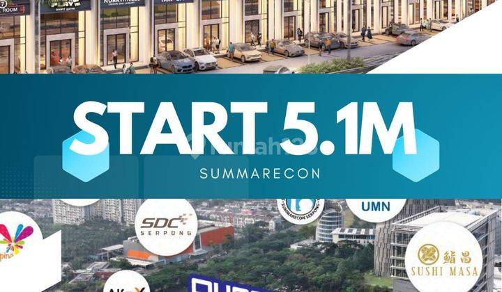 New Commercial Area By Summarecon Serpong RUKO QUANTUM 5x16 4lt 2