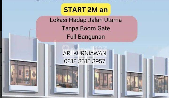 2,3man Termurah Ruko Hadap Jalan! Tanpa Gate Parking Santa Anna & Ruko Santa Monica 1