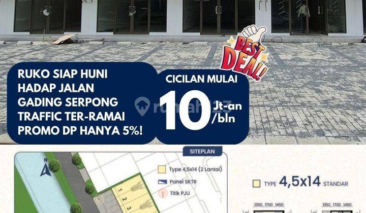 Langka Ruko Santa Anna & Santa Monica Siap Pakai Market Padat & Traffic Ramai 2,4man 2