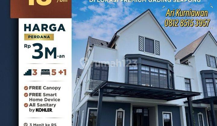 Rumah American Classic Pertama Summarecon Serpong Cluster Louise 3man 1