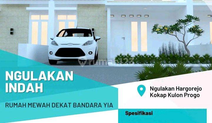 Rumah Modern 300 Jutaan Di Hargorejo Dekat Bandara Yia Jogjarumah Siap Bangun Di Wates Kulon Progo Jogja Rumah Type 40 Dengan Luas Tanah Mulai Dari 80 M2dilengkapi Dengan 2 Kamar Tidur 1 Kamar Mandi, Ruang Tamu/ruang Keluarga, Dapur, Carport, Teras Dan Ta 1