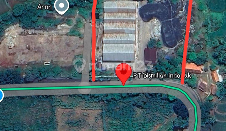 Lahan Dan Gudang Area Perkebunan Di Cikalongkulon S8089 2