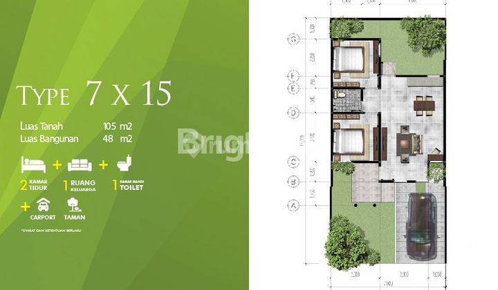 Rumah Minimalis Modern Dekat SMA Plus / Kampus Melati samarinda seberang 2