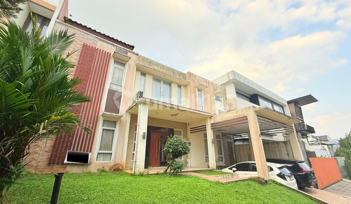 Rumah Modern 2 Lantai Private Pool Depan Green Area Sentul City, Bogor 2