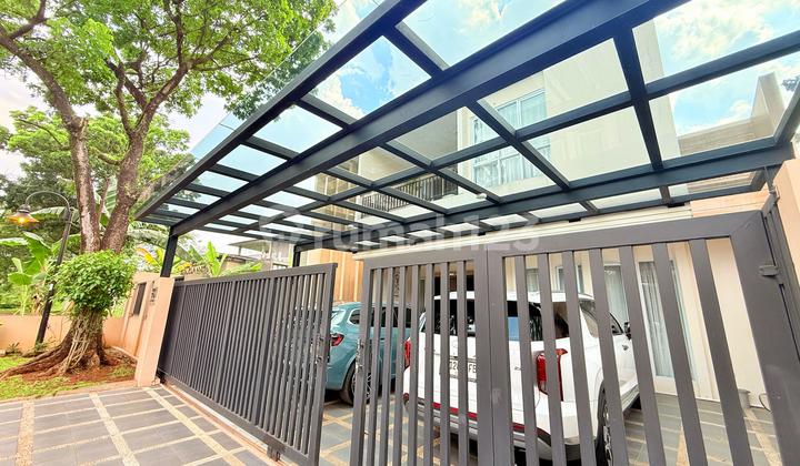 3-Storey Modern House with SHM, Spacious Backyard, Furnished, Mountain View Rooftop in Sentul City, Bogor 2