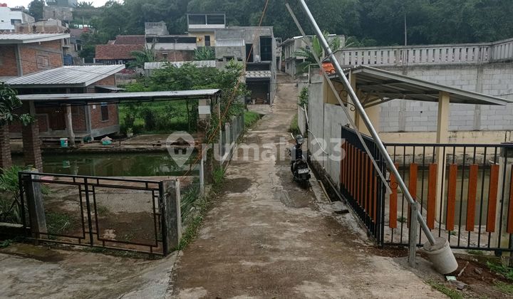Kolam Ikan Ada Bangunan Dekat Kolam Renang Omah Opah Cijambe 2
