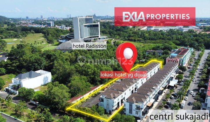 Dijual Gedung Ex Hotel Bintang 3 di Padang Golf Sukajadi 1