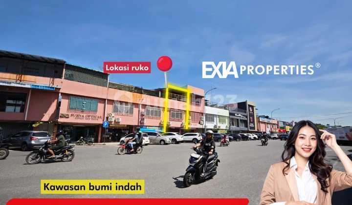 For Sale: 3-Story Shophouse in Nagoya, Batam, in front of Sari Jaya Nagoya. 1