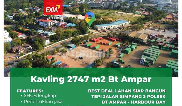 For Sale Warehouse Land 2747m2 Batu Ampar Batam Riau Islands For Sale Warehouse Land 2747m2 Batu Ampar Batam Riau Islands