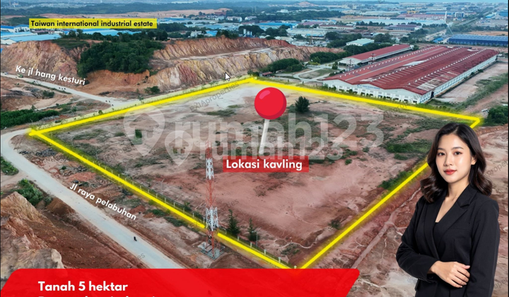 For Sale 5 Ha Industrial Land Kabil Batam For Sale 5 Ha Industrial Land Kabil Batam