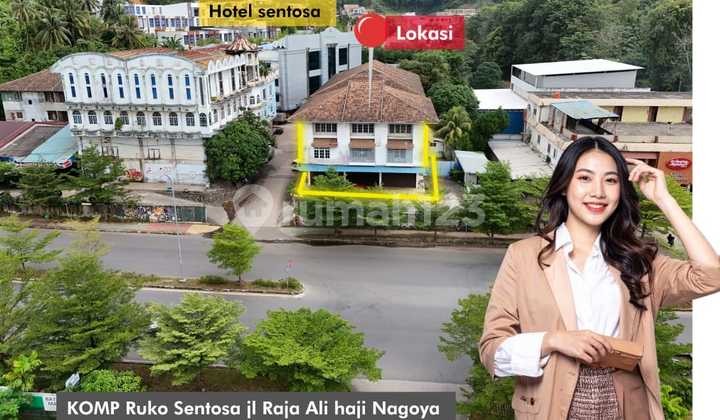 For Sale 3 Units of 3-Story Shophouses Prime Location Ring 1 Jl Sentosa Landslide Match Batam 2