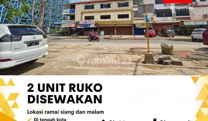 Disewakan ruko 3lt 2 unit gandeng Newtown Batam 1