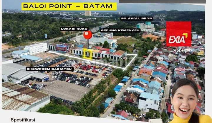 Dijual 2unit Ruko 3lt Lokasi Pertokoan Baloi Point Batam Center Dijual 2unit Ruko 3lt Lokasi Pertokoan Baloi Point Batam Center