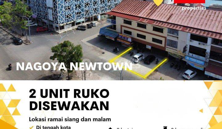 Disewakan ruko 3lt 2 unit gandeng Newtown Batam 2