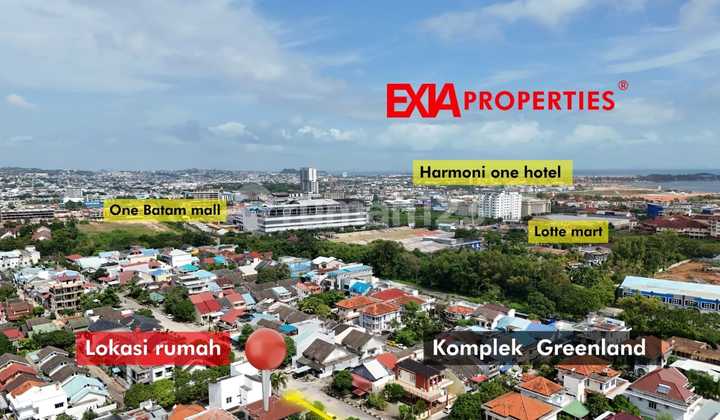 For Sale 2-Story House 297m² Strategic Location Green Land Batam Center Batam
