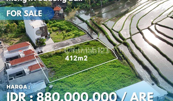 Dijual Tanah 412m², Pererenan 1