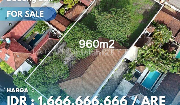 Dijual Tanah 960 m² Seminyak, Bali 1