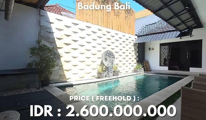 Dijual Villa Taman Jimbaran Bali di Jimbaran, Jimbaran Rumah Bagus Furnished SHM - Sertifikat Hak Milik 1