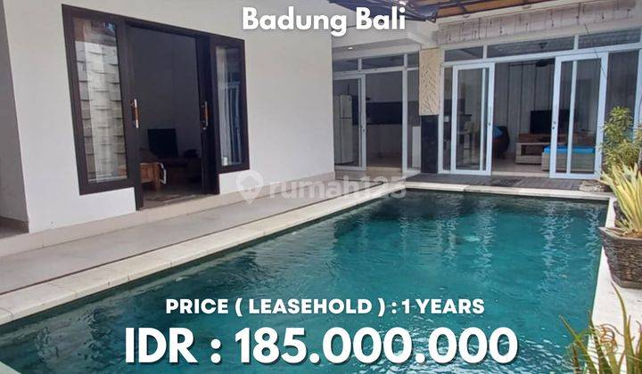 Dijual Villa Taman Jimbaran Bali di Jimbaran, Jimbaran Rumah Bagus Furnished SHM - Sertifikat Hak Milik 2