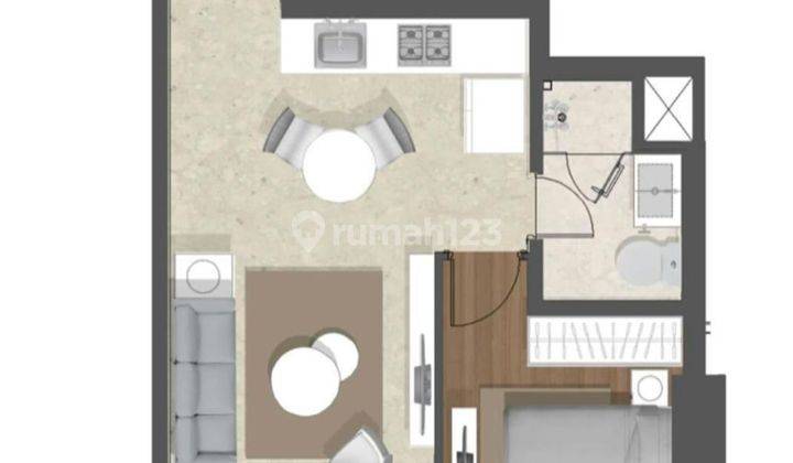 Apartemen Bergengsi Tengah Kota 57 Promenade Kondisi Baru 2