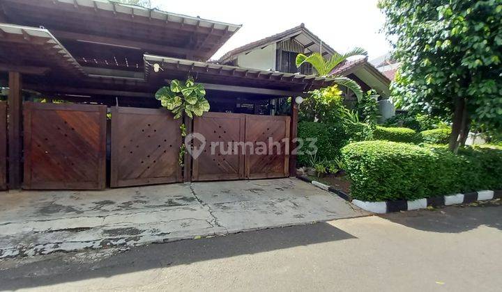 Rumah Kebun Semi Furnished, Kondisi Bagus. Ada Paviliun. 1