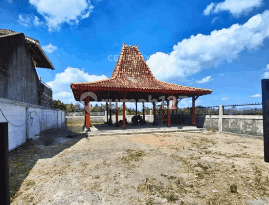 Land with Joglo Building in Selomartani for Culinary Business