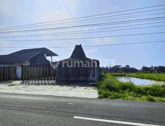 Land with Joglo Building in Selomartani for Culinary Business
