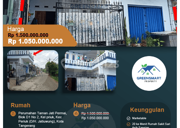 Rumah Taman Jati Permai Jatiuwung Kota Tangerang 2