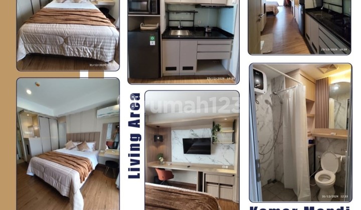 Apartemen Type Studio - Fully Furnished