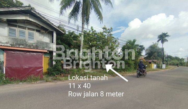 LAHAN KOMERSIAL SIAP BANGUN LOKASI PINGGIR JALAN RAYA DESA KAPUR KUBU RAYA 2