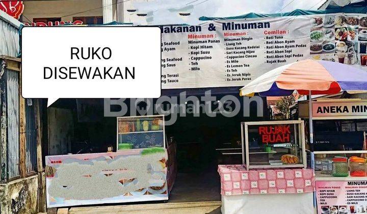 RUKO 2LT PINGGIR JALAN RAYA SERDAM.  COCOK UNTUK USAHA 1