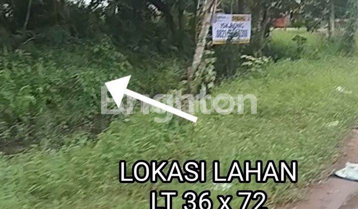 TANAH KOMERSIAL SIAP BANGUN PINGGIR JALAN RAYA PADAT PEMUKIMAN PONTIANAK TIMUR