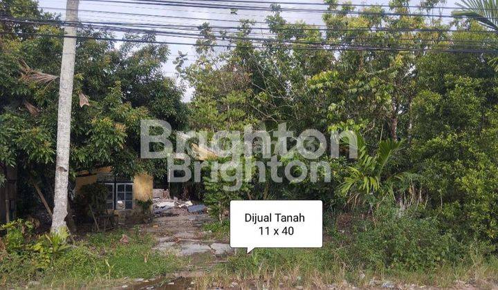 LAHAN KOMERSIAL SIAP BANGUN LOKASI PINGGIR JALAN RAYA DESA KAPUR KUBU RAYA 1