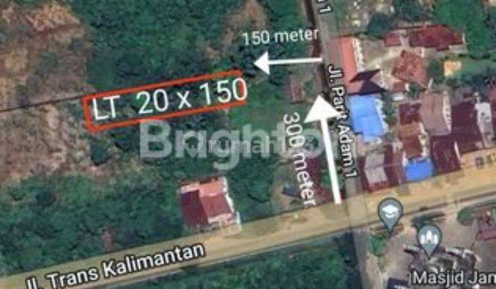 Tanah Luas Siap Bangun Perumahan Parit Adam 1 Sungai Ambawang Kubu Raya Tanah SHM 3000 m² 1