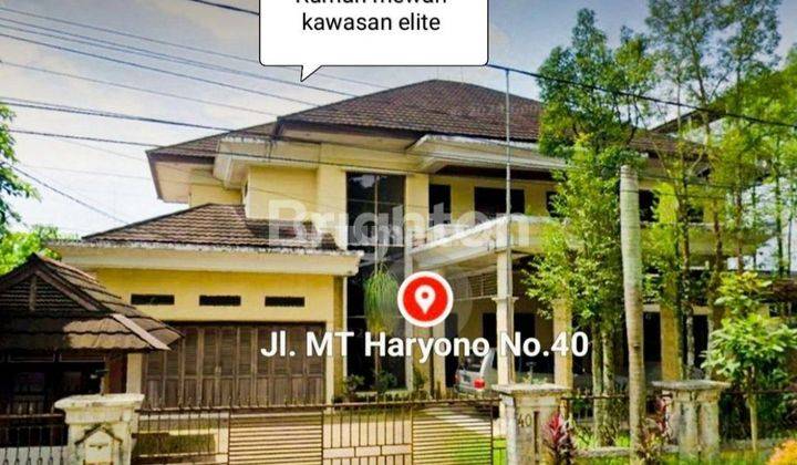 Rumah Mewah Kawasan Premium Cocok Untuk Usaha Caffe, Restoran Franchise Lokasi Strategis 2 Lantai 1