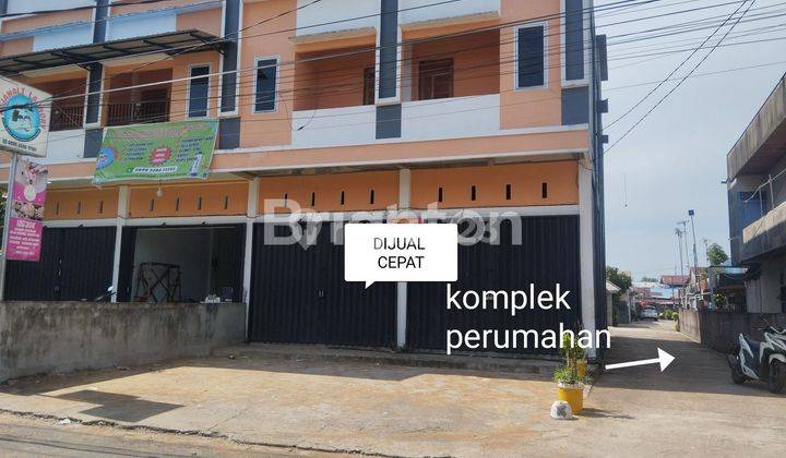 RUKO 2 UNIT GANDENG SEI RAYA DEPAN PASAR TERATAI 1