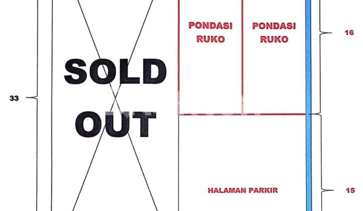 SHOPHOUSE, 2 UNITS WIDE, LOCATED ON THE OUTSKIRTS OF PEMDA MAIN ROAD, EAST PONTIANAK 2