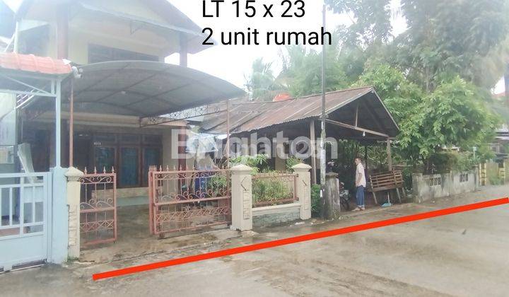 TANAH DENGAN 2 UNIT RUMAH CENDANA PONTIANAK KOTA 1