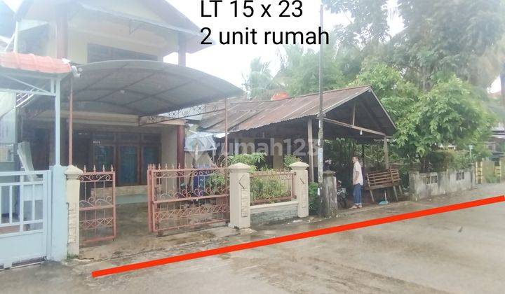 TANAH DENGAN 2 UNIT RUMAH CENDANA PONTIANAK KOTA 1