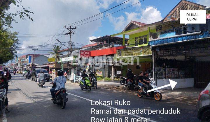 RUKO 2 LT LOKASI STRATEGIS PINGGIR JALAN RAYA PADAT PENDUDUK PANGLIMA A'IM PONTIANAK TIMUR 1