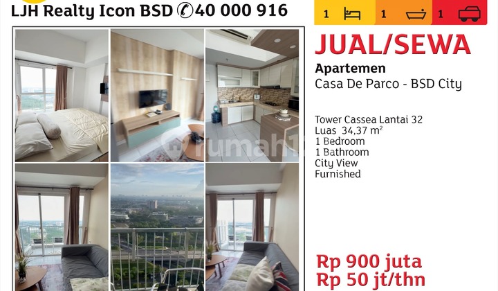Apartemen Full Furnished