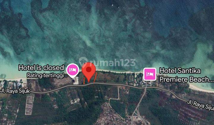 Tanah di Jl.raya Sijuk, Belitung SHM 7.160 m² 1