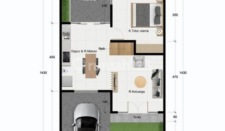 FOR SALE MODERN HOUSE BRAND NEW 2ND FLOOR WITH BALCONY AT BADUNG 2