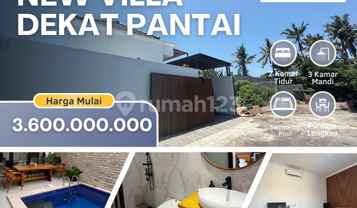 FOR SALE MODERN VILLA BRAND NEW WITH A BEAUTIFUL SWIMMING POOL AND RICE FIELD VIEW IN GIANYAR