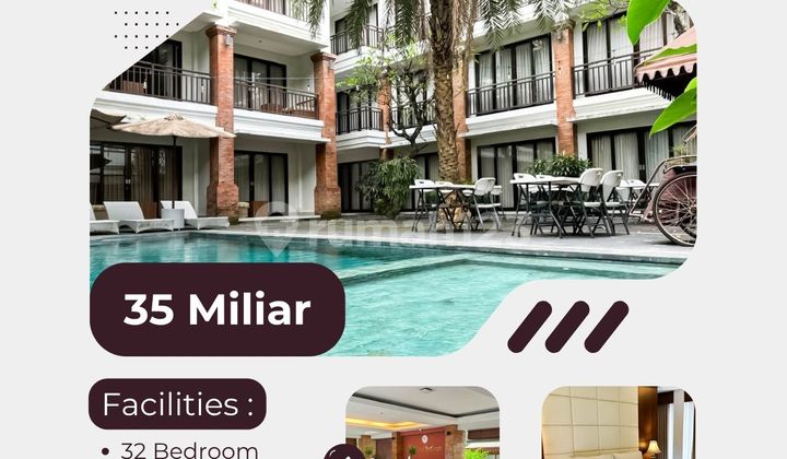 MODERN HOTEL WITH LARGE SWIMMING POOL FOR SALE IN DENPASAR