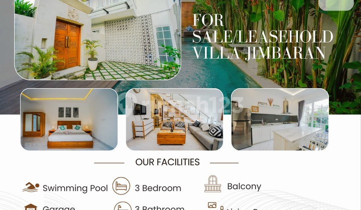 For Sale: Villa Bodas Freehold With Large Swimming Pool At Jimbaran, Bali